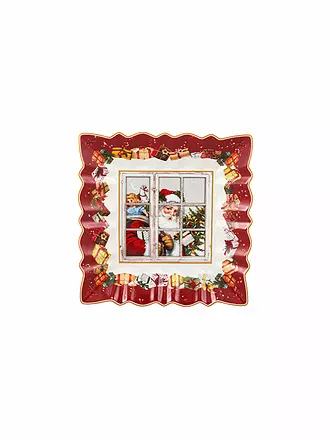 VILLEROY & BOCH | Weihnachts Schale Eckig Santa 23cm | 